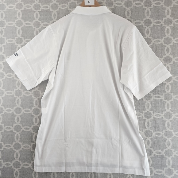 NWT Fairway & Greene White Polo Golf Shirt Men's L - Picture 2 of 8